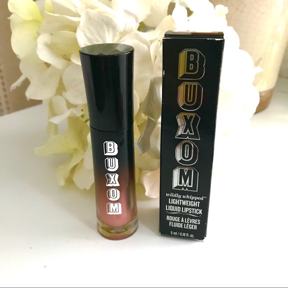 Buxom Whipped Liquid 💄 Lipstick in White Russian